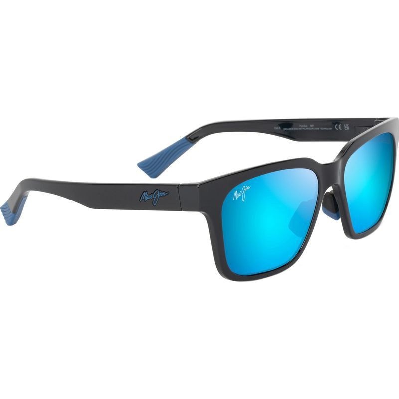 Maui Jim Punikai SunglassesShiny Black/Blue Hawaii Polarised Lenses