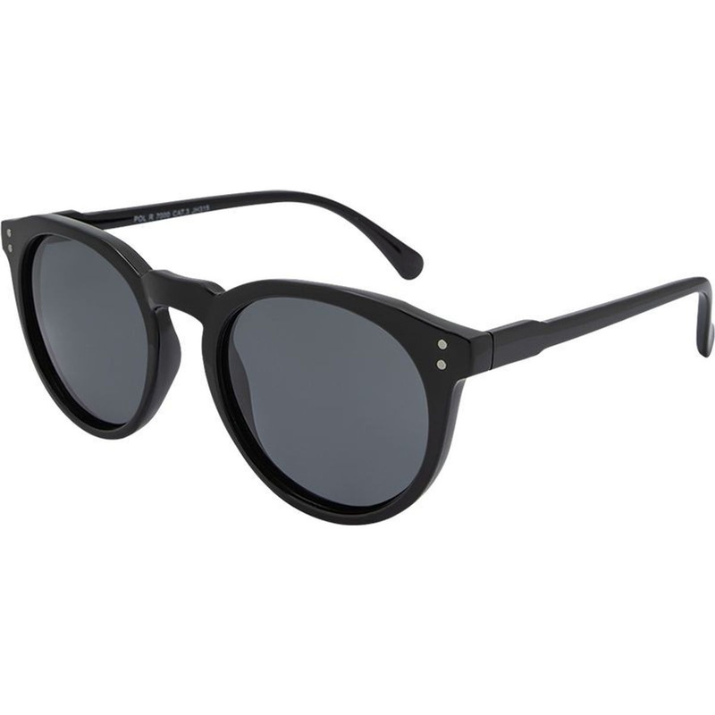 JS Eyewear 7000 SunglassesBlack/Smoke Polarised Lenses