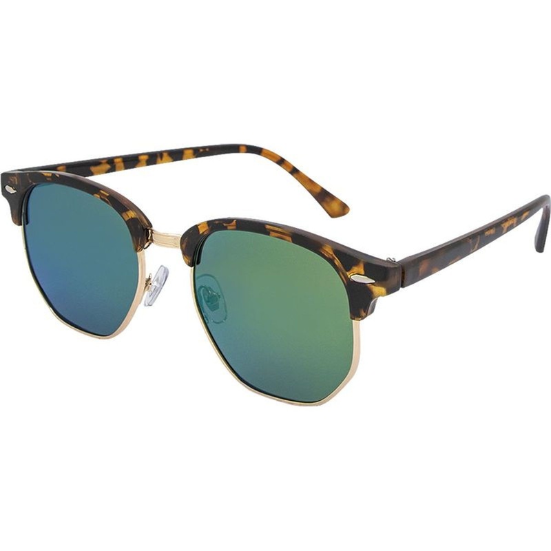 JS Eyewear 7021 SunglassesDark Tortoise/Pink Mirror Polarised Lenses