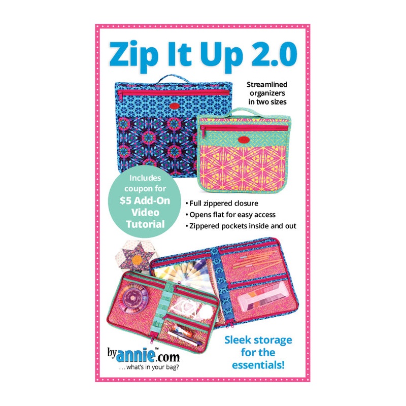 Zip It Up 2.0 Pattern from By Annie