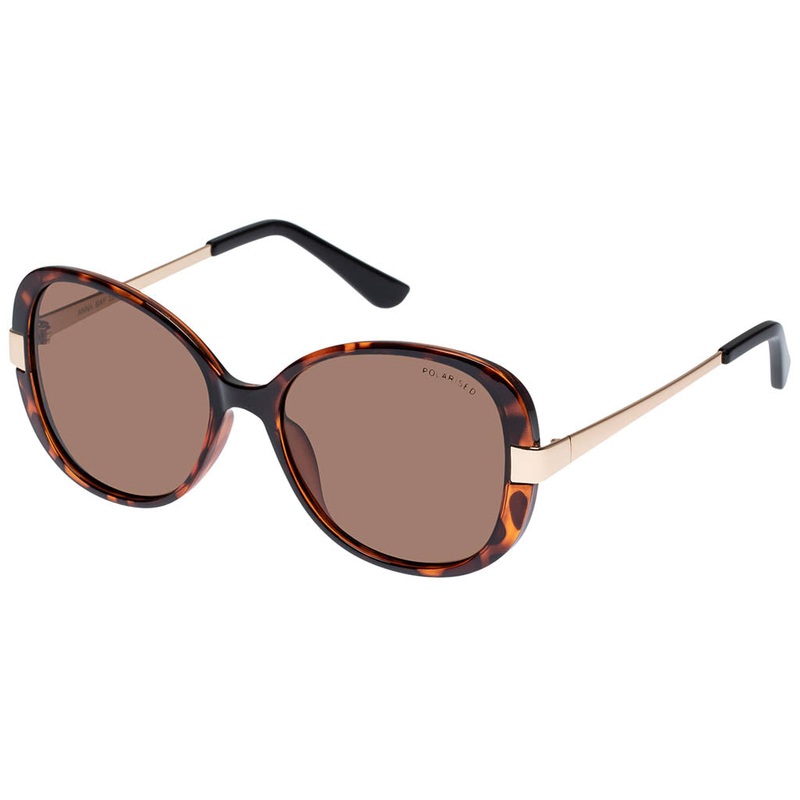 Anna Bay Sunglasses – Dark Tort
