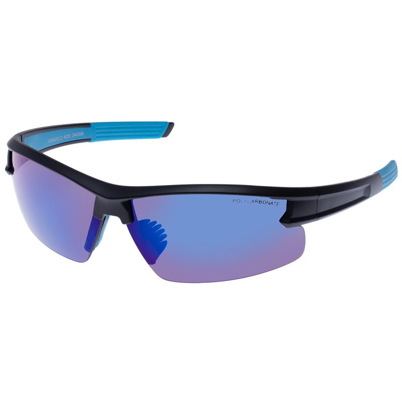 Armadillo Sunglasses – Black/Blue